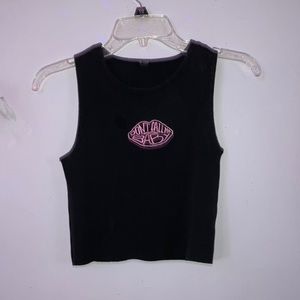 Cute No Sleeve Brandy Melville Tank/Cropped Top